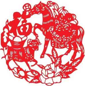 福字窗花剪纸图案大全 马年剪纸窗花图案之马年福字窗花剪纸教程
