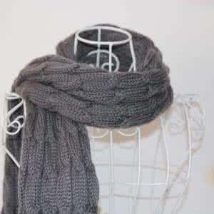 棒针围巾的编织方法 【棒针】太漂亮了（长马海围巾）