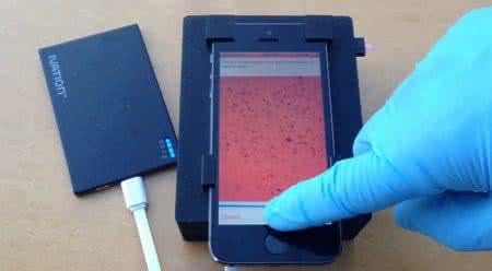 智能手机显微镜 把智能手机改造成高倍数字显微镜