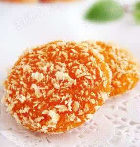 少女的酥胸法国甜品 年夜餐桌上的甜品——外酥里糯的脆皮南瓜饼