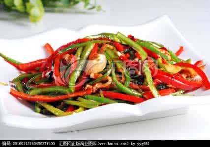 青椒炒肉丝 跟我学 双椒炒肉丝