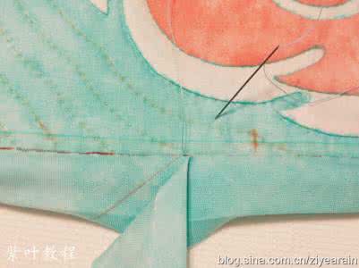 缝纫机包边教程 转载 紫叶教程：手缝包边