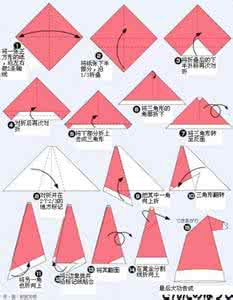 折纸圣诞帽图解 如何制作简单的圣诞帽（图解）