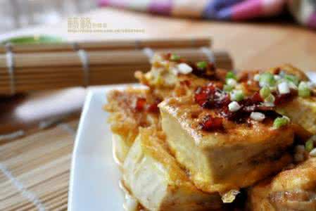 豆腐夹肉馅的香煎做法 香煎肉茸豆腐的做法