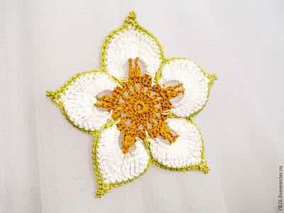 五瓣樱花折纸教程 【转载】钩针教程：“五瓣花”（大师班）