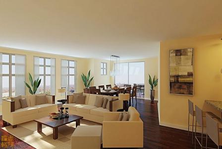 客厅变书房让孩子喜欢 喜欢这样的客厅么