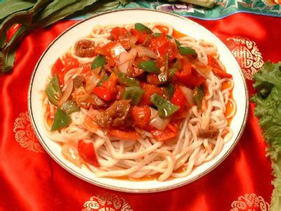 新疆拌面 美味拌面 新疆拌面,美味易做常吃不腻,和新疆本地味道一样