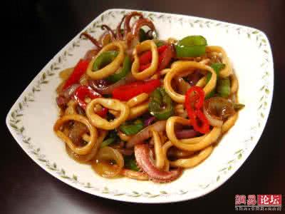 豉油皇吹筒仔 豉油皇炒鲜鱿筒
