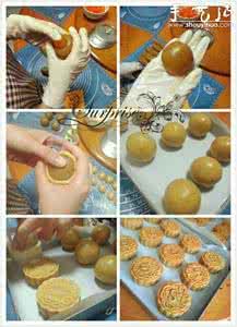月饼制作流程 月饼制作流程:
