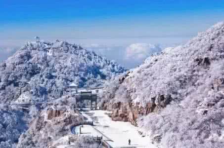 美国大雪 大雪后的泰山，刚拍的，美到爆！