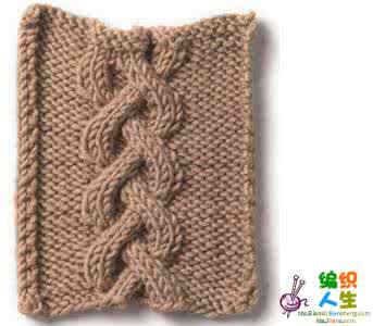 简单棒针麻花花样图解 【棒针教程】 超简单的假麻花