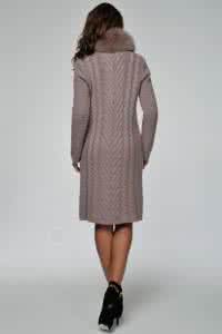 棒针编织宽松女式大衣 棒针无扣大衣----“原野之美”