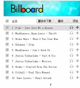 2013年最好听的歌曲 2013年最好听的歌