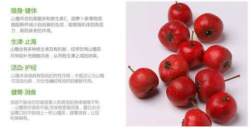 山楂干泡水的功效 山楂的功效*