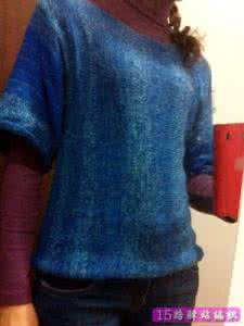 棒针编织简单针法图解 女装 上下针编织简单好织的上衣款式和图解(慈竹手工)