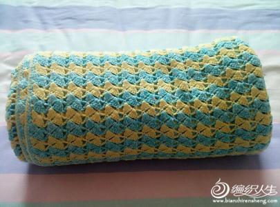 钩针毛毯 【钩针】超美的拼色钩针毛毯