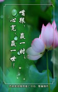 跟对人赢一世 嘴狠,赢一时;心宽,赢一世