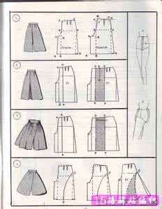 裙子裁剪纸样 裙子裁剪纸样 裙子裁剪图片+纸样大全（N多款式）|手工布艺作品教程