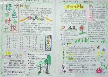 植树节手抄报 植树节手抄报图文资料大全
