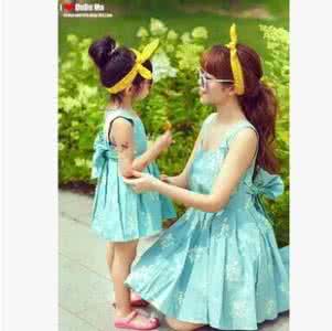 大手牵小手亲子网 亲子装  【大手牵小手】+亲子蝴蝶结帽