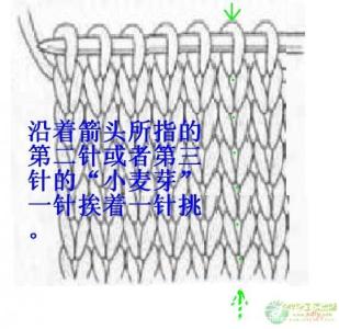 毛衣门襟的漂亮织法 门襟边 ——漂亮的像买的一样