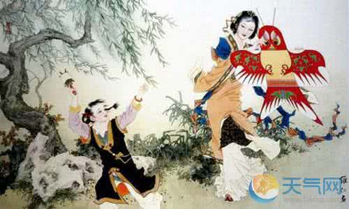 重阳节习俗 放纸鹞