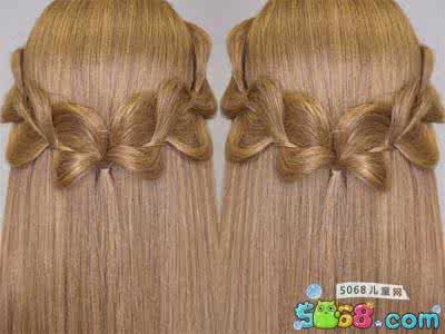 八股辫编法 八股辫的编法图解教程 爱心八股辫〖教程〗