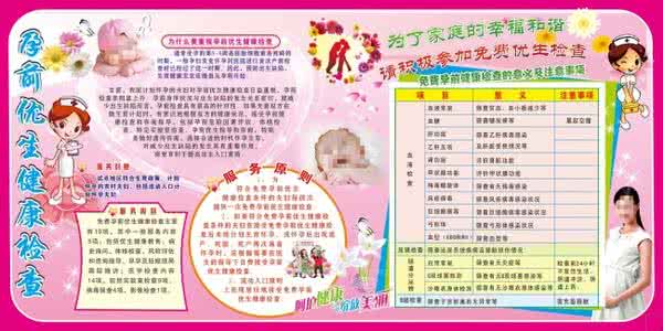 孕前优生健康检查项目 孕前优生健康检查 孕前优生健康检查有哪几项