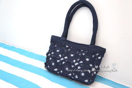 钩针编织花样详解 一款简单漂亮的钩针手拎包花样图解