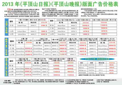 平顶山晚报广告报价 平顶山晚报广告报价  平顶山装修报价