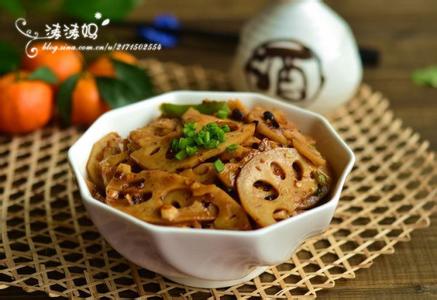 家常炒脆藕 【豆豉爆炒脆藕】超级快手家常小炒下酒菜-美食