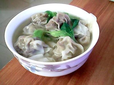 鲜肉馄饨 超级鲜美的紫菜鲜肉馄饨