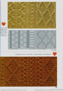 棒针花样编织教程视频 棒针编织教程3:编织花样与组合方法