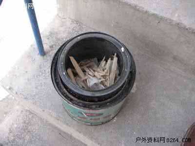 户外柴火炉 几种DIY的户外柴火炉