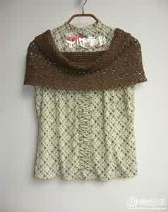 钩针编织斗篷披肩图解 钩针编织----简单蕾丝款斗篷式披肩