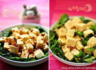 凉拌冻豆腐 夏日刮油菜凉拌冻豆腐