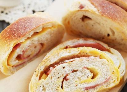 芝士培根土豆泥 土豆泥芝香培根面包