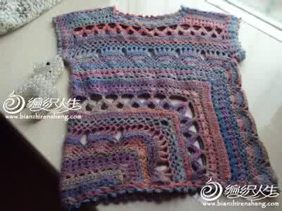 钩针钩织漂亮衣服图片 钩针编织----一款漂亮钩衣的示例