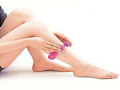 萝卜腿瘦腿 简单瘦腿按摩术 告别萝卜腿