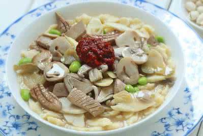 蘑菇炒腰花 菌菇腰花揪面疙瘩的做法