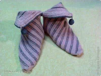 棒针编织地板袜 棒针编织----也许是最简单的地板袜