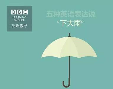 大雨英语怎么说 大雨用英语怎么说？