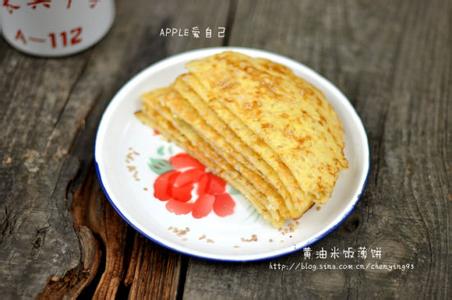 鸡蛋米饭煎饼 【DIY米饭煎饼】