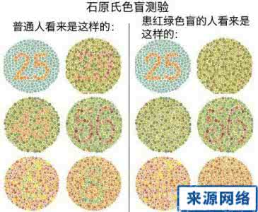 色盲的遗传规律 色盲遗传 色盲遗传的规律