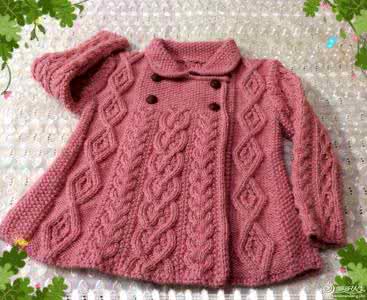 最新棒针麻花花样图解 棒针麻花----裙摆式上衣(无图解)