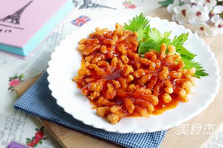 糖醋里脊鲁菜 【鲁菜】菊花里脊