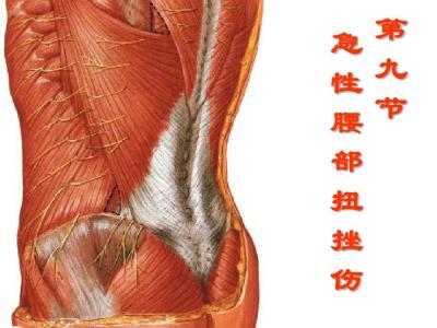 急性腰部扭挫伤 急性腰部扭挫伤偏方