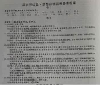 2016苏州中考政治 苏州政治2016中考答案公布