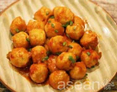 茄汁鸡肉丸 【详图细解】茄汁鸡肉丸的做法