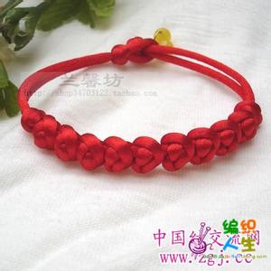 红绳手链编法图解 (3)红绳手链常用编法(三)